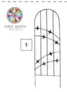 First Dutch Metal Arrow Trellis Small-300mm x 910mm