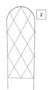 First Dutch Metal Diamond Trellis Large-610mm x 1.8m