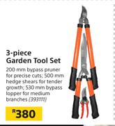 3 Piece Garden Tool Set 