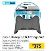 Cellfast Basic Hosepipe & Fittings Set 20m x 12mm