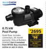 Blue Chem 0.75 KW Pool Pump