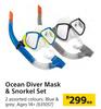 Ocean Diver Mask & Snorkel Set-Each