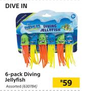 Dive In 6 Pack Diving Jellyfish Assorted