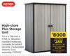 Keter High Store Plus Storage Unit-1.4m x 736mm x 1.704m