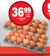 Large Eggs-18's Per Tray
