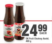 Ok Fruit Chutney Assorted-460g Each
