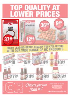 OK Foods Gauteng, Mpumalanga, Limpopo : Top Quality At Lower Prices (17 May - 21 May 2023), page 1
