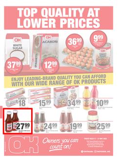 OK Foods Gauteng, Mpumalanga, Limpopo : Top Quality At Lower Prices (17 May - 21 May 2023), page 1