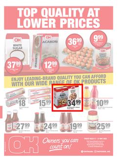 OK Foods Gauteng, Mpumalanga, Limpopo : Top Quality At Lower Prices (17 May - 21 May 2023), page 1
