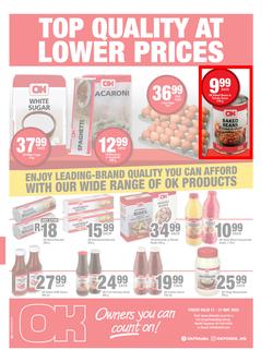 OK Foods Gauteng, Mpumalanga, Limpopo : Top Quality At Lower Prices (17 May - 21 May 2023), page 1
