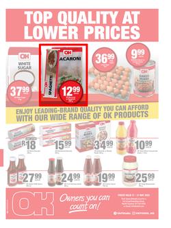 OK Foods Gauteng, Mpumalanga, Limpopo : Top Quality At Lower Prices (17 May - 21 May 2023), page 1