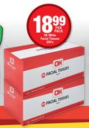 Ok White Facial Tissues-200's Per Pack