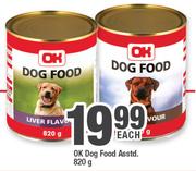 Ok Dog Food Assorted-820g Each