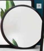 DH Sleek Circular Framed Mirror (Black)-800mm x 12mm x 800mm