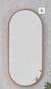 DH Pill Shaped Mirror (Gold)-400mm x 900mm