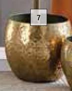 FS Thomas Gold Metal Pot-280mm (d) x 250mm (h)