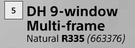 DH 9 Window Multi Frame Natural