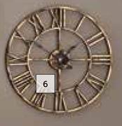 DH Gold Roman Clock Round 500mm