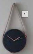 DH Hanging Clock Black 300mm