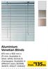 Aluminium Venetian Blinds-470mm x 900mm x 25mm Each