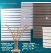 DH Grey Zebra Blinds-470mm x 900mm Each 