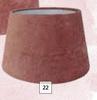 DH Dusty Pink Tapered Drum Lampshade 260mm