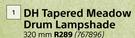 DH Tapered Meadow Drum Lampshade 320mm