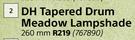 DH Tapered Drum Meadow Lampshade 260mm