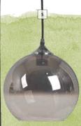 DH Glass Dome Smokey Pendant Light