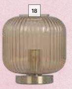 DH Amber Glass Table Lamp