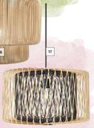 Brightstar 2 Tone Bamboo Pendant Light