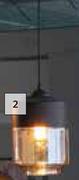 DH Cylindrical Tinted Glass Pendant Light