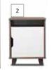 Home & Kitchen Bedroom Collection Pedestal-650mm (h) x 450mm (w) x 450mm (d)