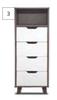 Home & Kitchen Bedroom Collection Tallboy-1.2m (h) x 450mm (w) x 450mm (d)