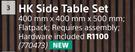 HK Side Table Set-400mm x 400mm x 500mm
