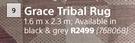 Grace Tribal Rug-1.6m x 2.3m