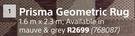 Prisma Geometric Rug-1.6m x 2.3m