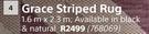 Grace Striped Rug-1.6m x 2.3m