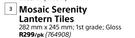 Mosaic Serenity Lantern Tiles 282mm x 245mm-Per pk