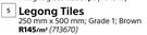 Legong Tiles 250mm x 500mm-Per Sqm