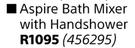 Builders Aspire Bath Mixer With Handshower