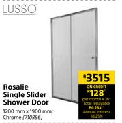 Lusso Rosalie Single Slider Shower Door-1200mm x 1900mm