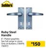 Builders Ruby Steel Handle