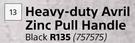 Heavy- Duty Avril Zinc Pull Handle
