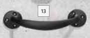 Heavy- Duty Avril Zinc Pull Handle
