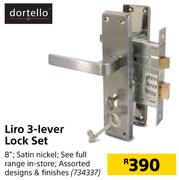Dortello Liro 3-lever Lock set