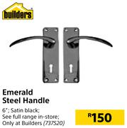 Builders Emerald Steel Handle
