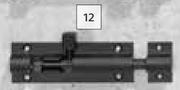 Heavy-Duty Barrel Bolt