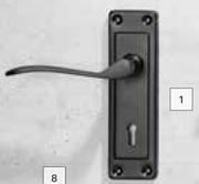 6" Potenza Lock Set