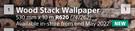 Wood Stack Wallpaper 530mm x 10m
